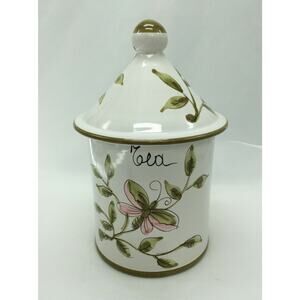 Italian Pottery Tea Canister